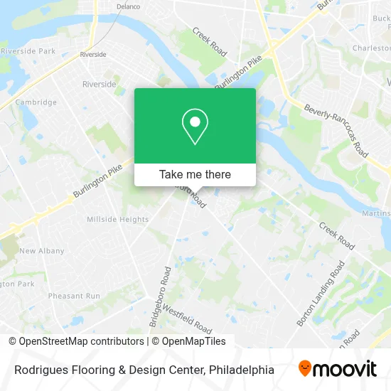 Rodrigues Flooring & Design Center map