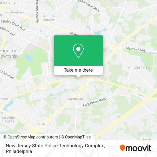 New Jersey State Police Technology Complex map