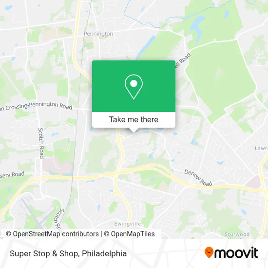 Super Stop & Shop map