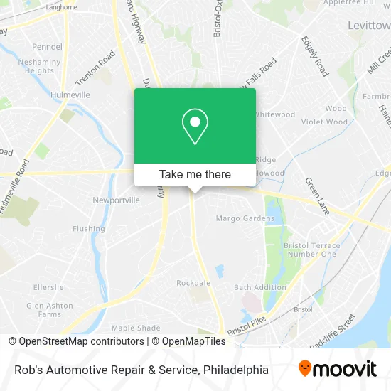 Rob's Automotive Repair & Service map