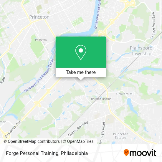 Forge Personal Training map