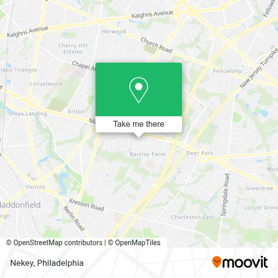 Nekey map