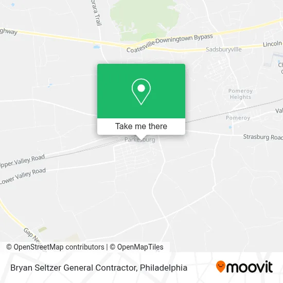 Bryan Seltzer General Contractor map