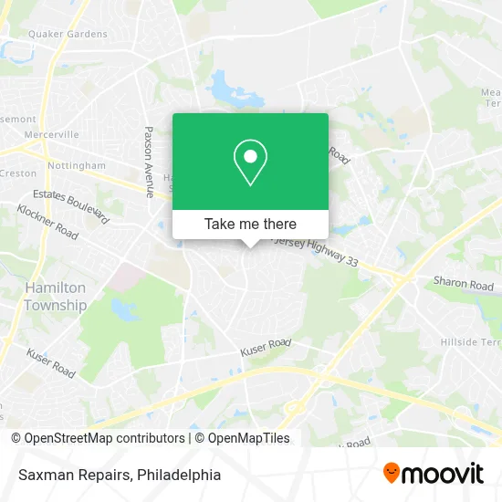 Saxman Repairs map