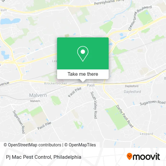 Pj Mac Pest Control map