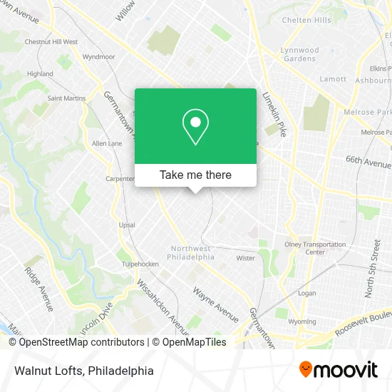 Walnut Lofts map
