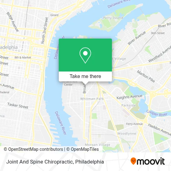 Joint And Spine Chiropractic map