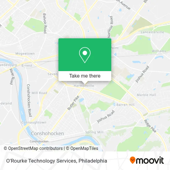 O'Rourke Technology Services map
