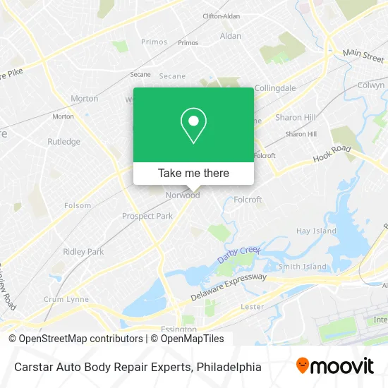 Carstar Auto Body Repair Experts map