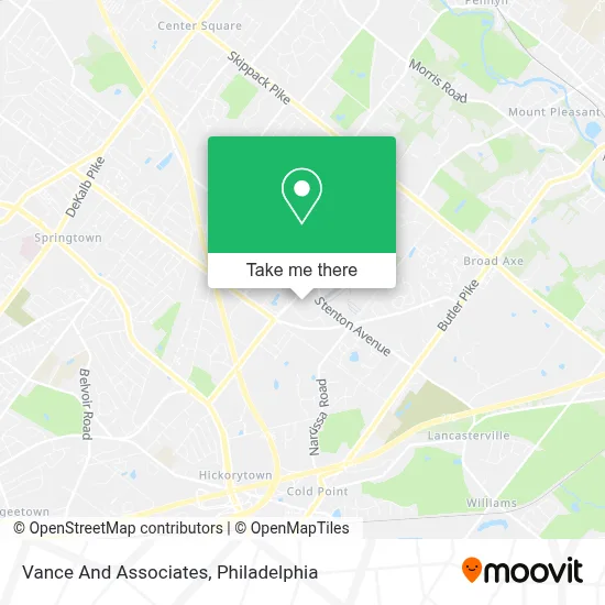 Vance And Associates map