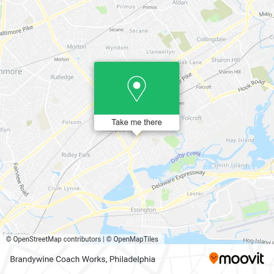 Brandywine Coach Works map