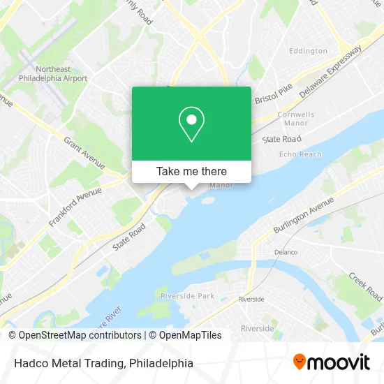 Hadco Metal Trading map