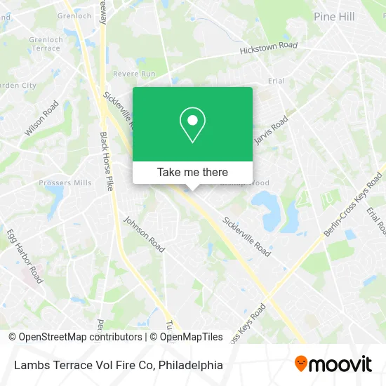 Lambs Terrace Vol Fire Co map