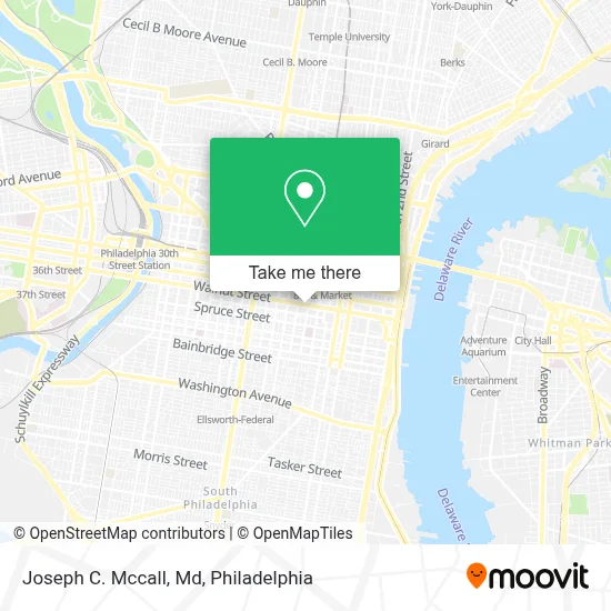 Joseph C. Mccall, Md map