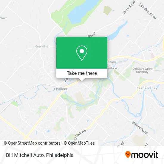 Bill Mitchell Auto map