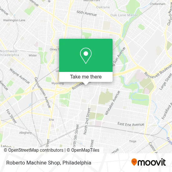 Roberto Machine Shop map