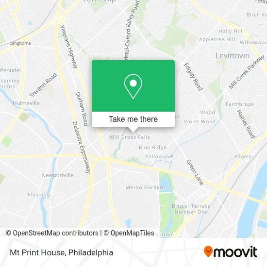 Mt Print House map