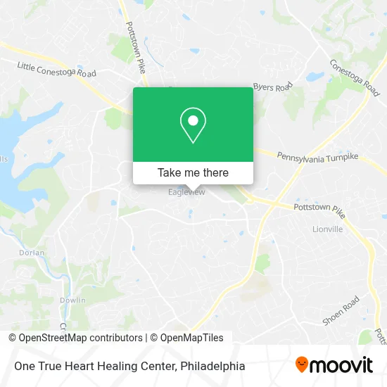 One True Heart Healing Center map