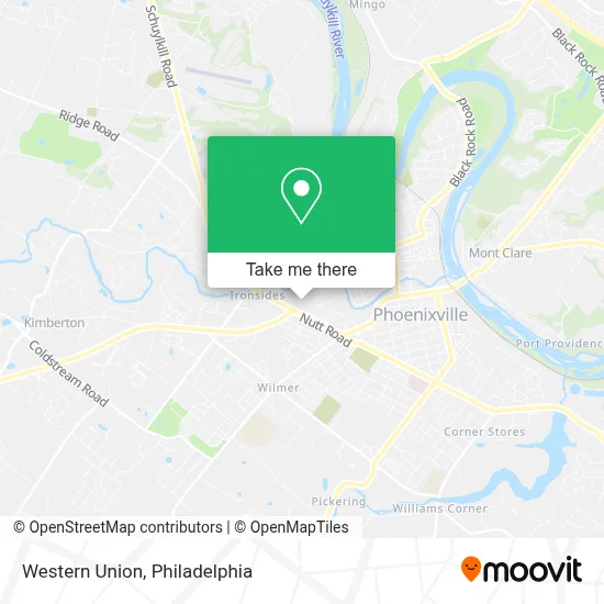 Western Union map