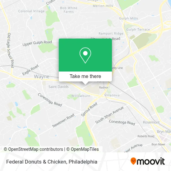 Federal Donuts & Chicken map