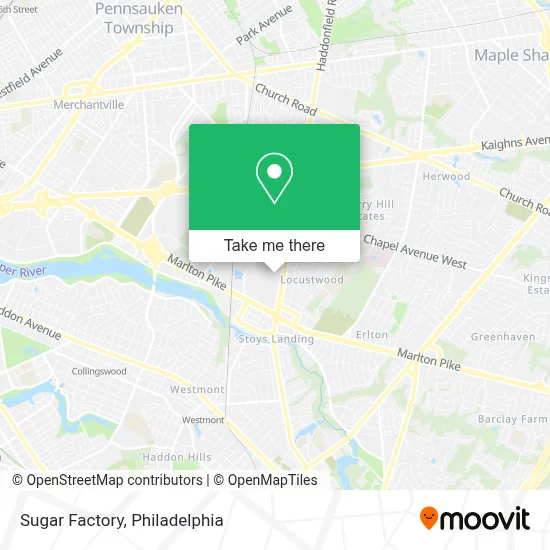 Sugar Factory map