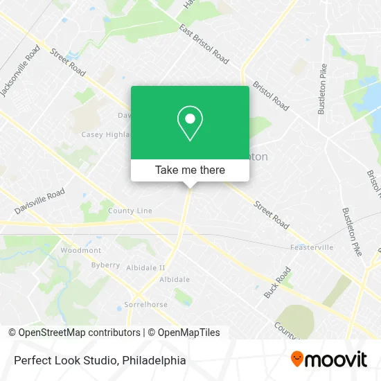 Perfect Look Studio map
