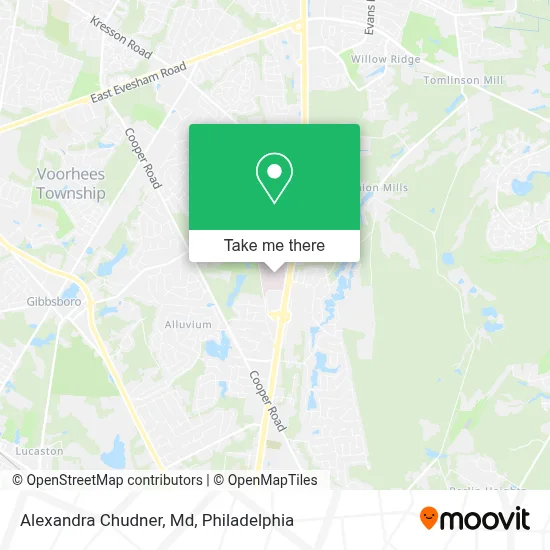 Alexandra Chudner, Md map