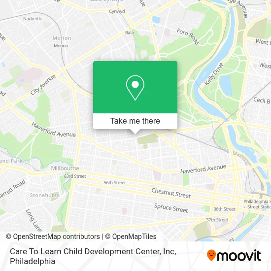 Care To Learn Child Development Center, Inc map