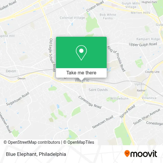 Blue Elephant map