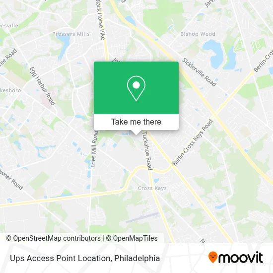 Ups Access Point Location map