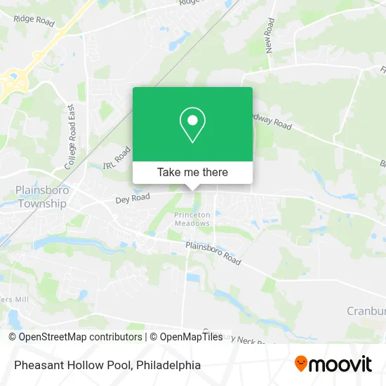 Pheasant Hollow Pool map