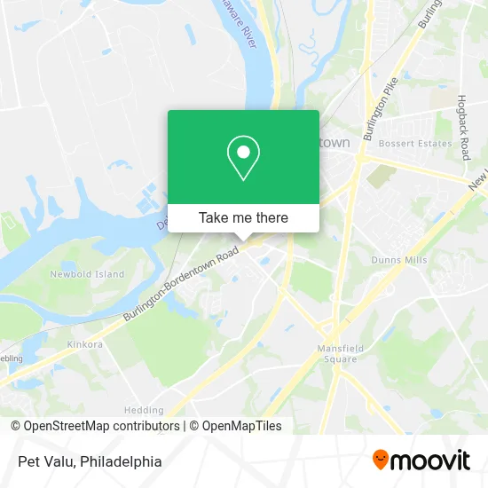 Pet Valu map