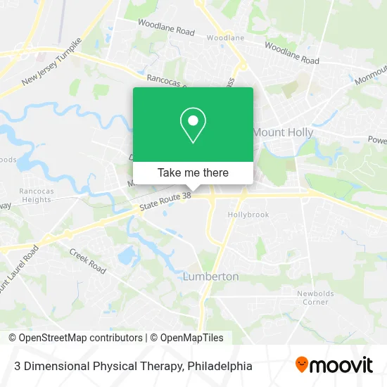 3 Dimensional Physical Therapy map