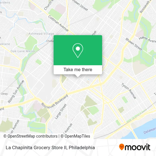 La Chapinita Grocery Store II map