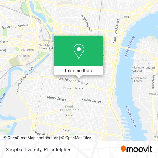Shopbiodiversity map