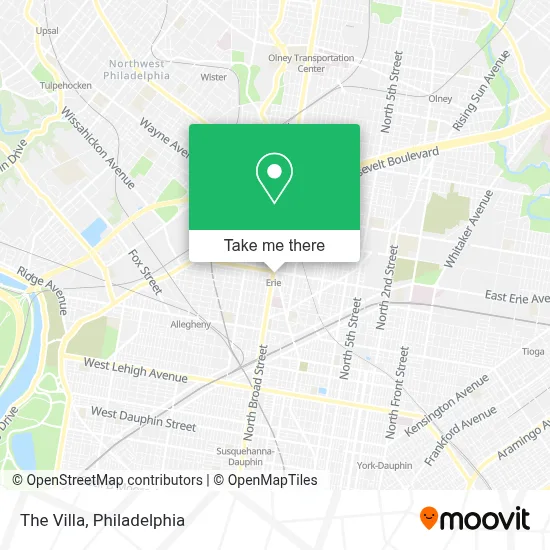 The Villa map