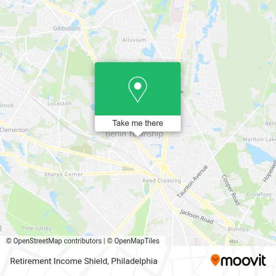 Retirement Income Shield map