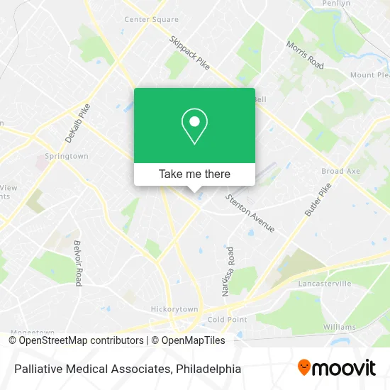 Palliative Medical Associates map