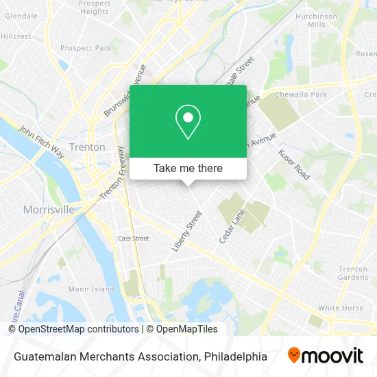 Guatemalan Merchants Association map