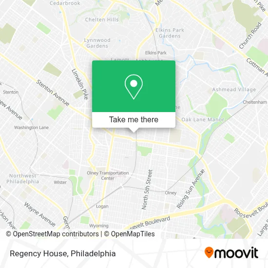 Regency House map