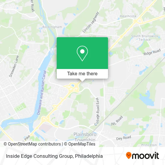 Inside Edge Consulting Group map