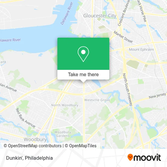 Dunkin' map