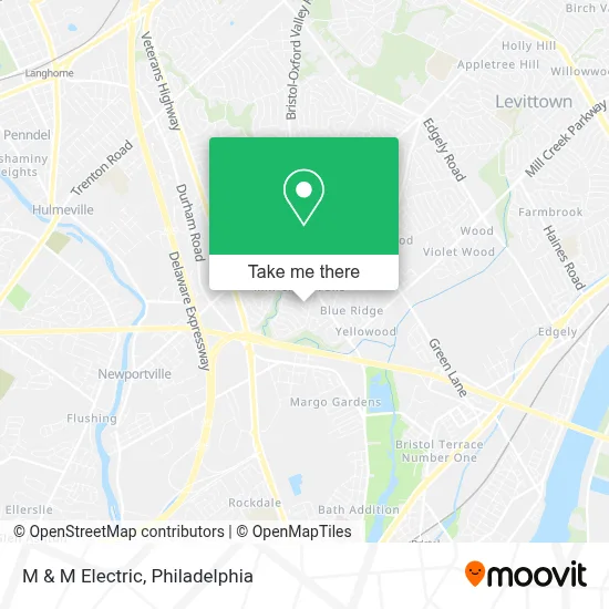 M & M Electric map