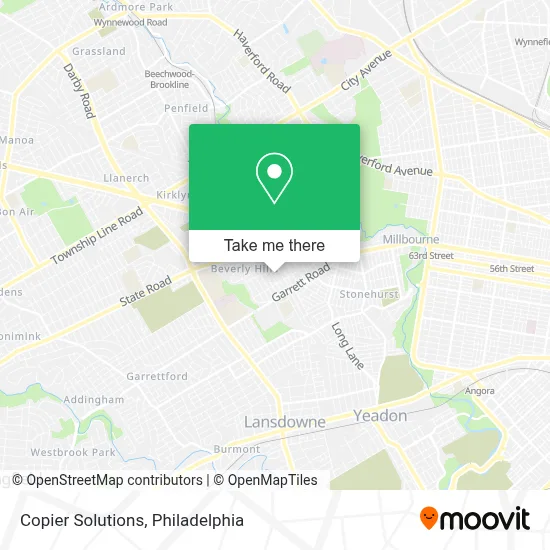 Copier Solutions map