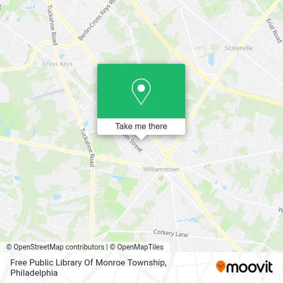 Free Public Library Of Monroe Township map