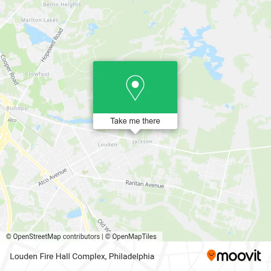 Louden Fire Hall Complex map