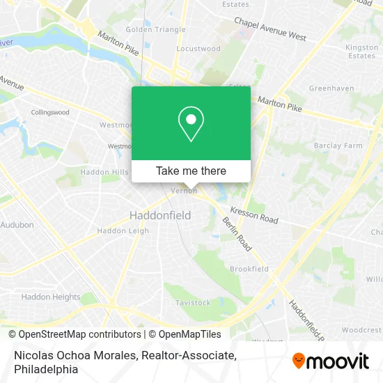 Nicolas Ochoa Morales, Realtor-Associate map