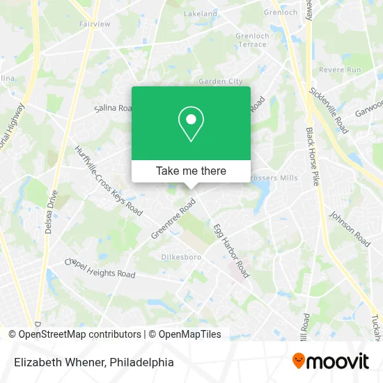 Elizabeth Whener map