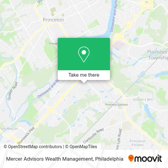 Mercer Advisors Wealth Management map