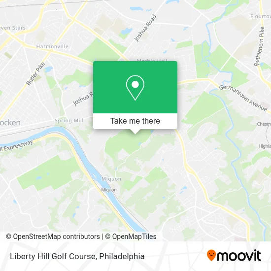 Liberty Hill Golf Course map